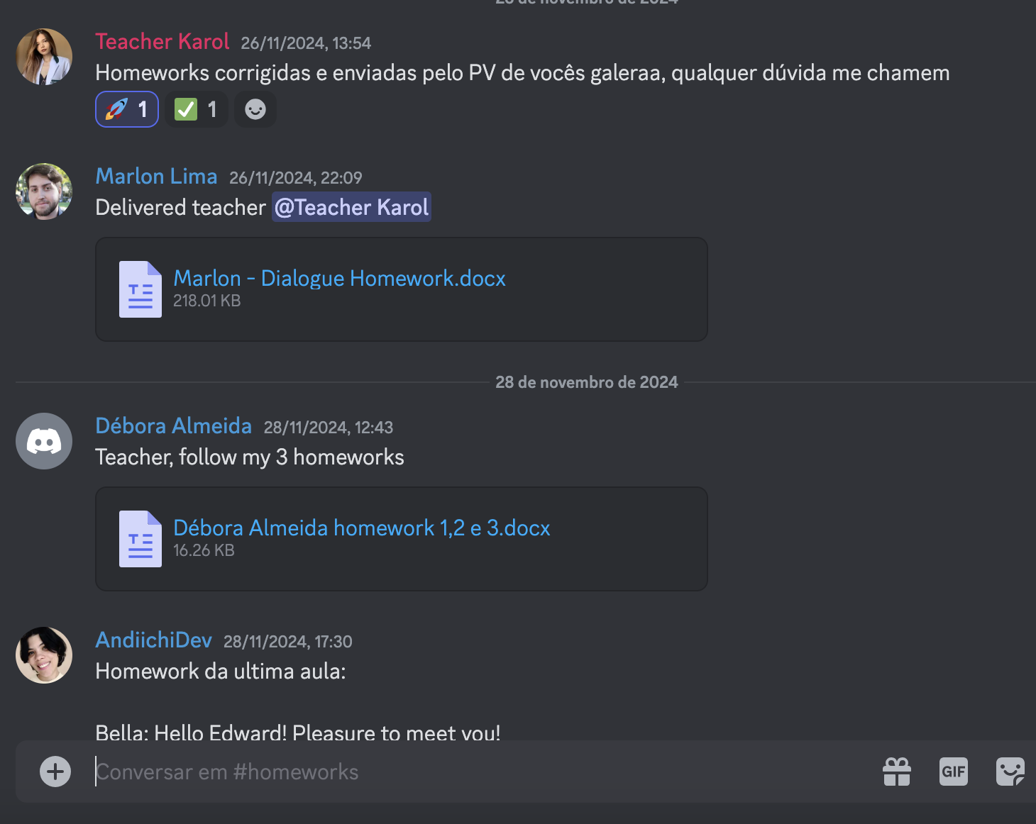 English Master Features